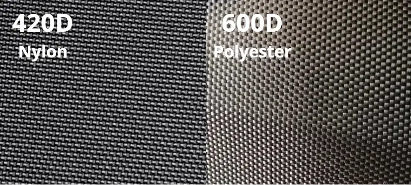 differnce between 420D and 600D nylon polyester