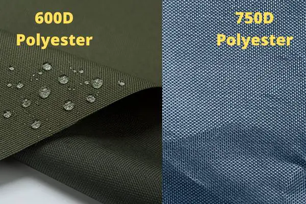 600D vs. 750D polyester comparison