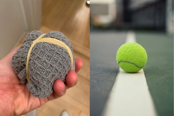 tennis balls dryer down coat