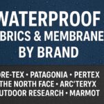 Membrane technologies used in waterproof hiking jackets